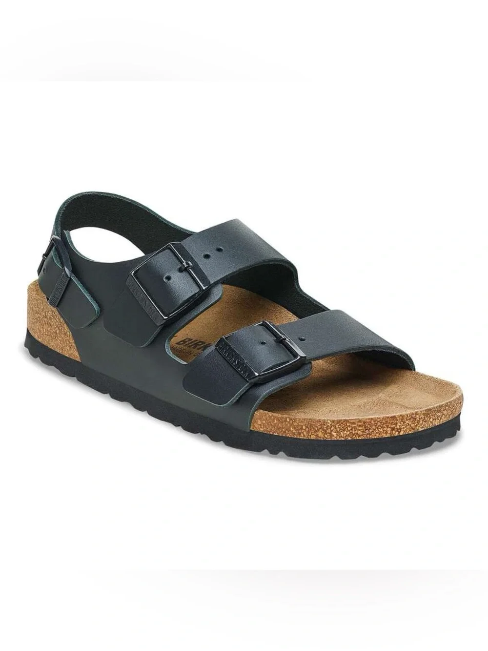 Birkenstock Mens Milano Sandals in Black Size 10 NEW!